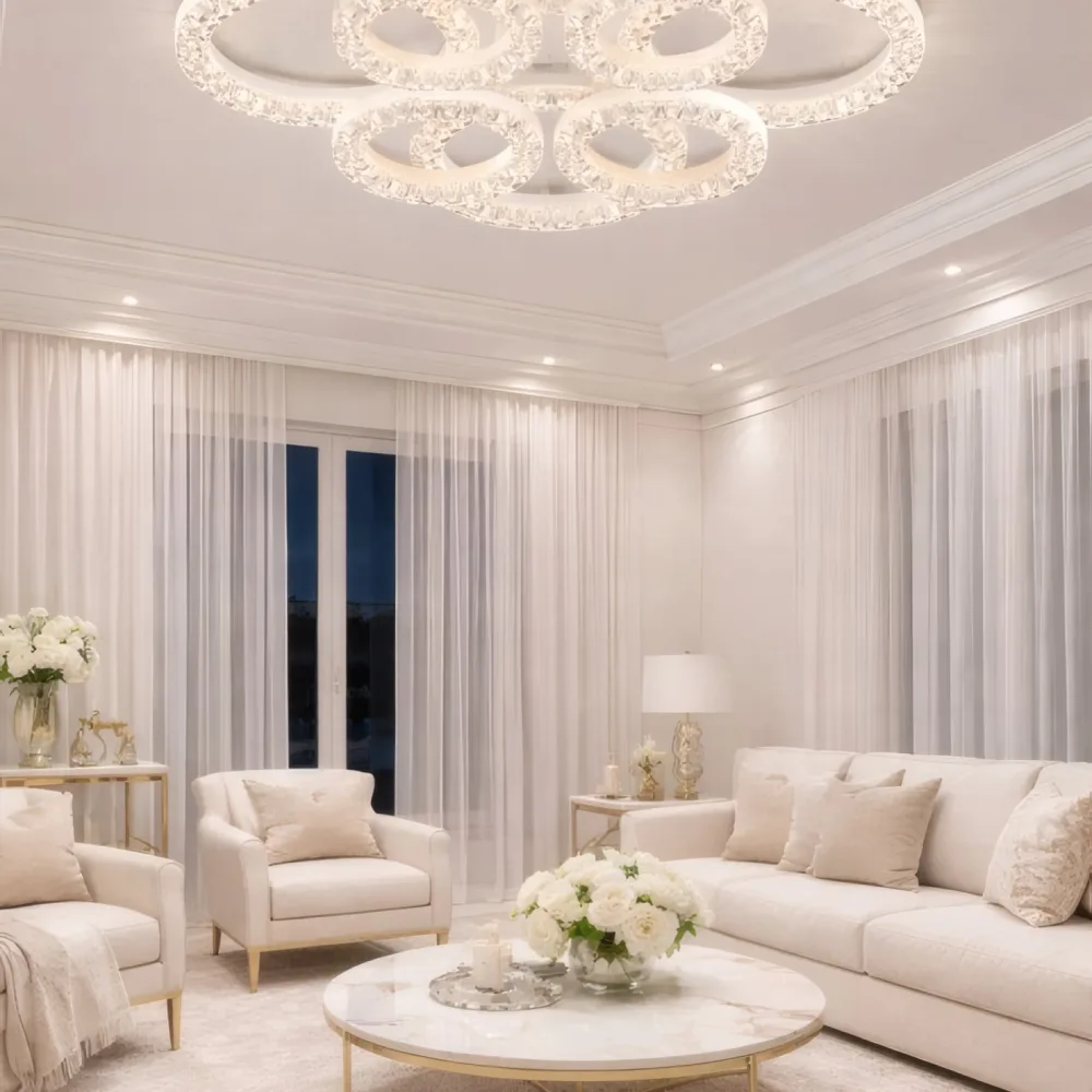 LED lustra ar pulti, VARGO 160W balta DL1241 — Foto 3