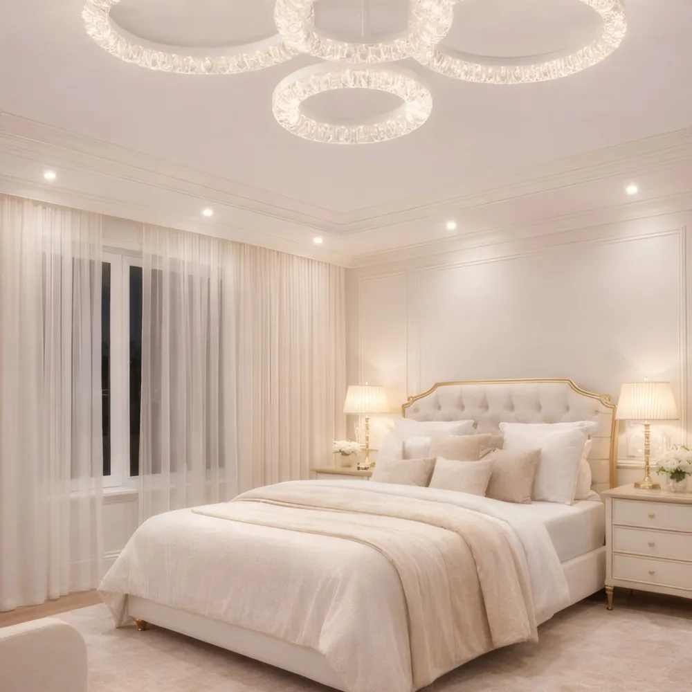 LED люстра для столовой, VARGO 80W белая DL1242 — Фото 3