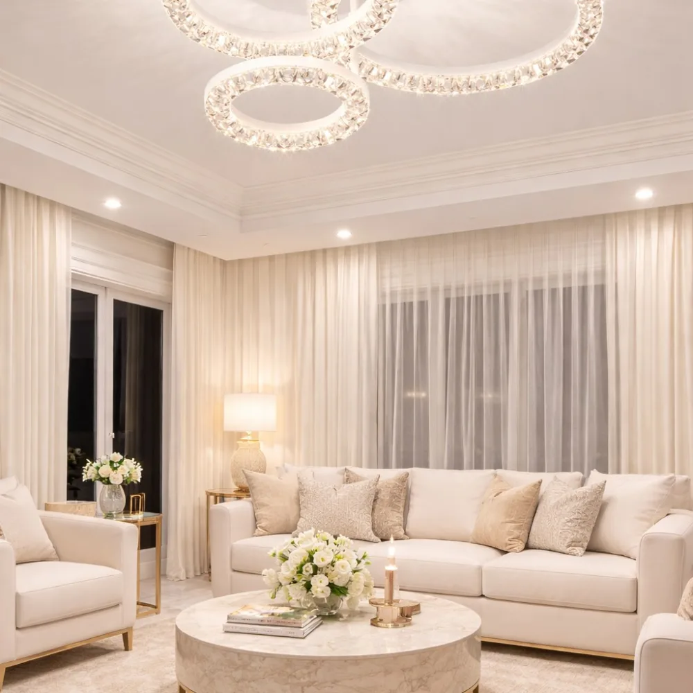 LED lustra ar pulti, VARGO 72W balta DL1245 — Foto 2