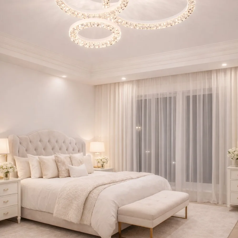 LED lustra ar pulti, VARGO 72W balta DL1245 — Foto 3