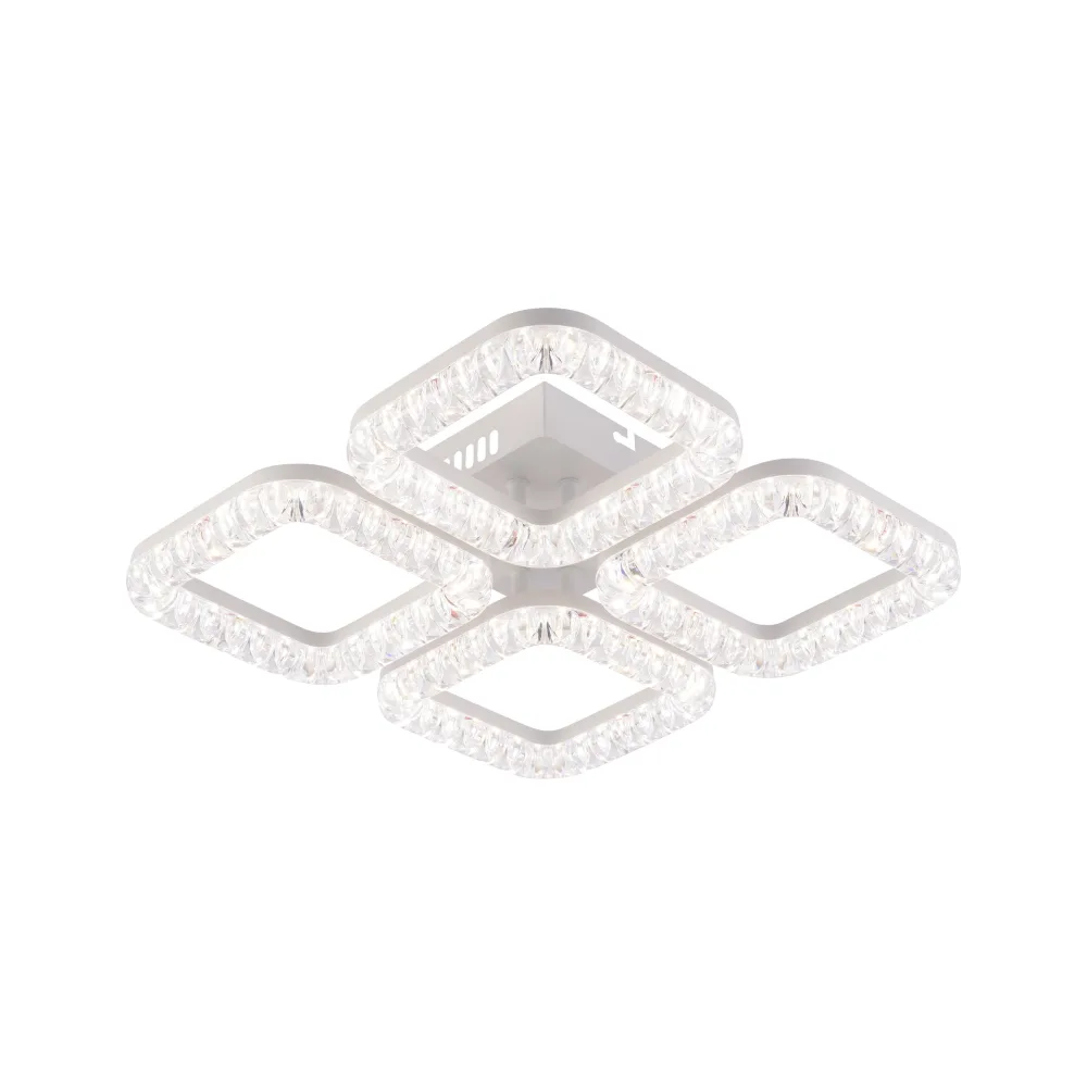 LED lustra guļamistabai, VARGO 80W balta DL1248