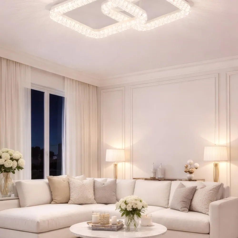 LED люстра для гостиной, VARGO 56W белая DL1249 — Фото 2