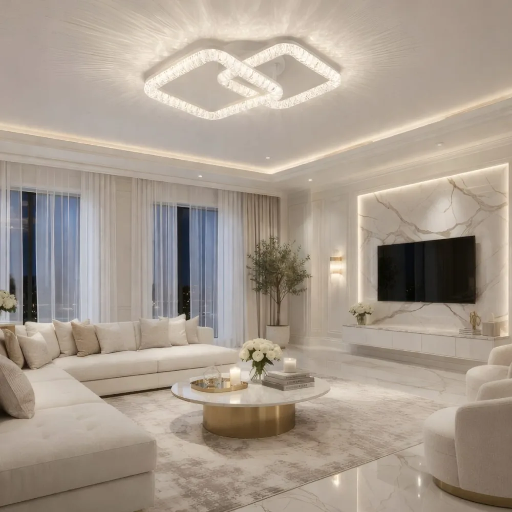 LED люстра для гостиной, VARGO 56W белая DL1249 — Фото 4