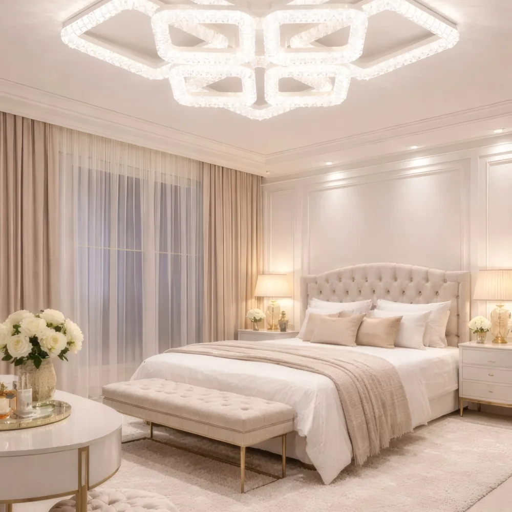 LED lustra viesistabai, VARGO 192W balta DL1251 — Foto 3