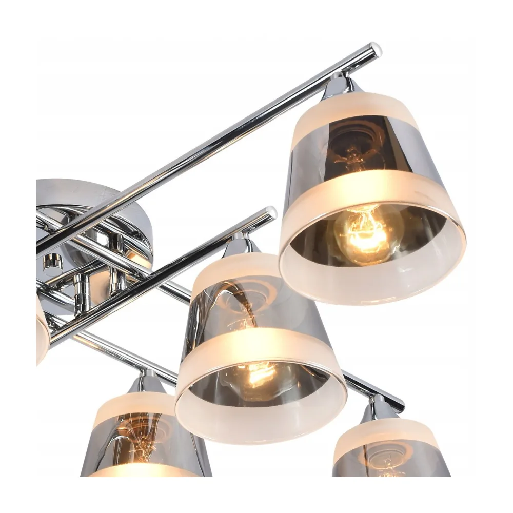 Chandelier for dining room, VARGO 8×E27 chrome DL1347 — Photo 3