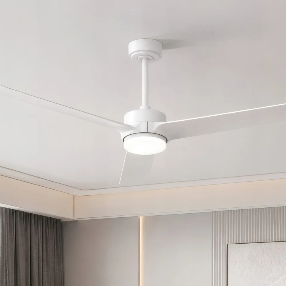 Griestu ventilators ar gaismu, VARGO 22W balts DL1370 — Foto 3