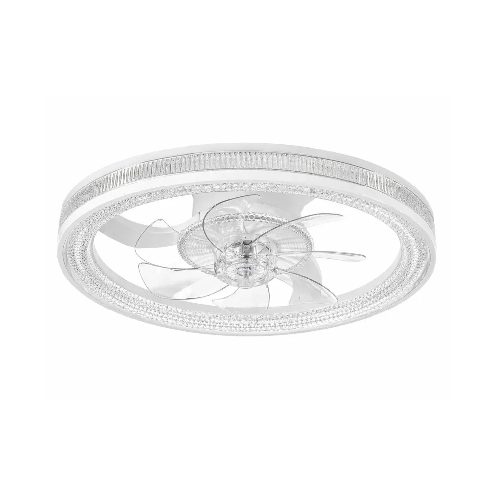 Ceiling fan with light, VARGO 82W white DL1374