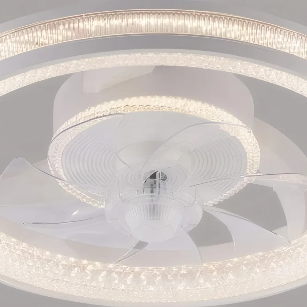 Ceiling fan with light, VARGO 82W white DL1374 — Photo 5