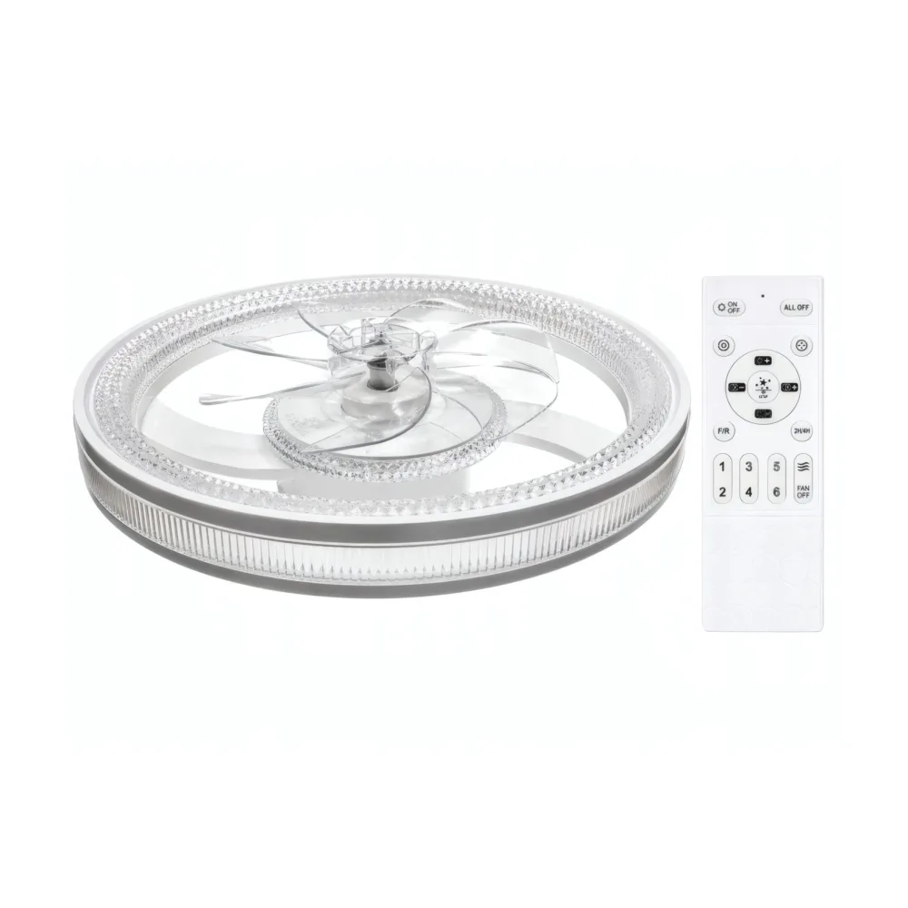 Ceiling fan with light, VARGO 82W white DL1374 — Photo 7