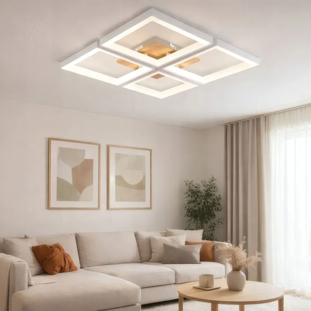 LED lustra ar pulti, VARGO 136W balta DL1382 — Foto 2