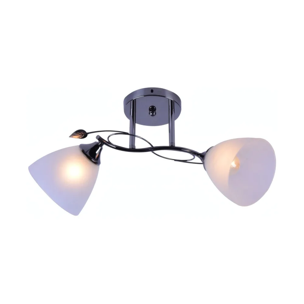 Chandelier for bedroom, VARGO 2×E27 chrome DL1394