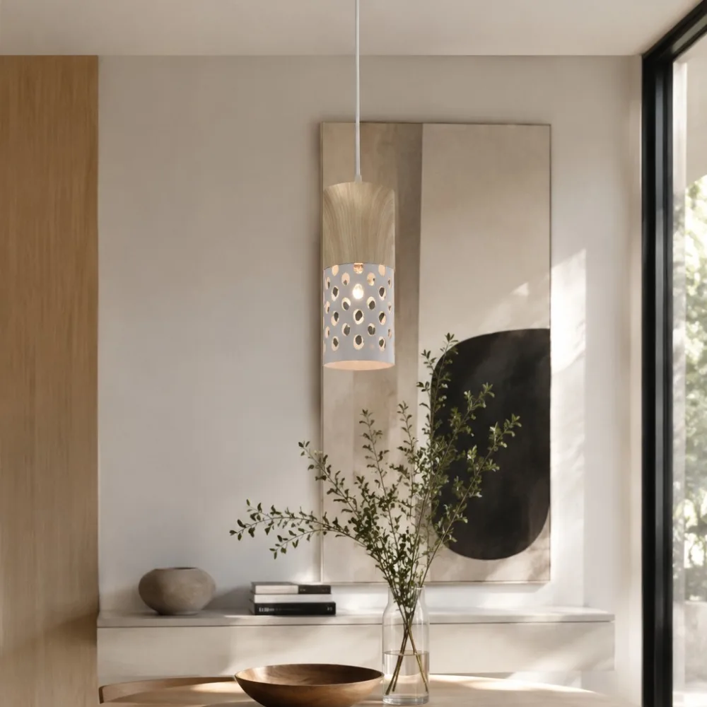 Piekarams gaismeklis virtuvei, VARGO 1×E27 balts DL1438 — Foto 4