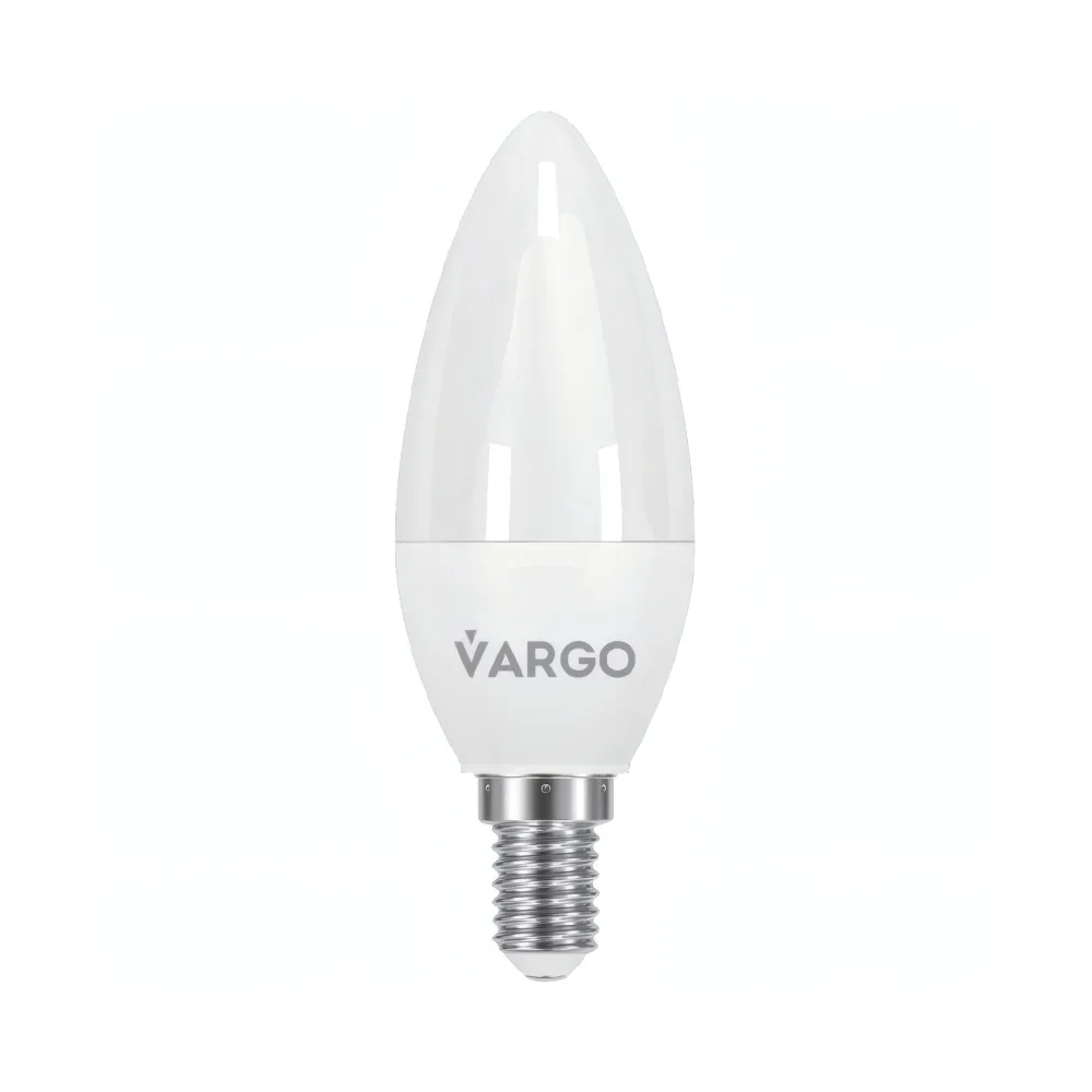 LED spuldze sveces formā, VARGO 9W balta V-117968
