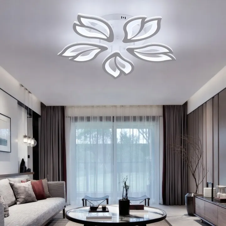 LED chandelier for bedroom, VARGO 100W white DL1135